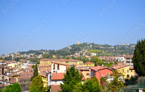 Panorama of the beautiful city of Verona, Italy