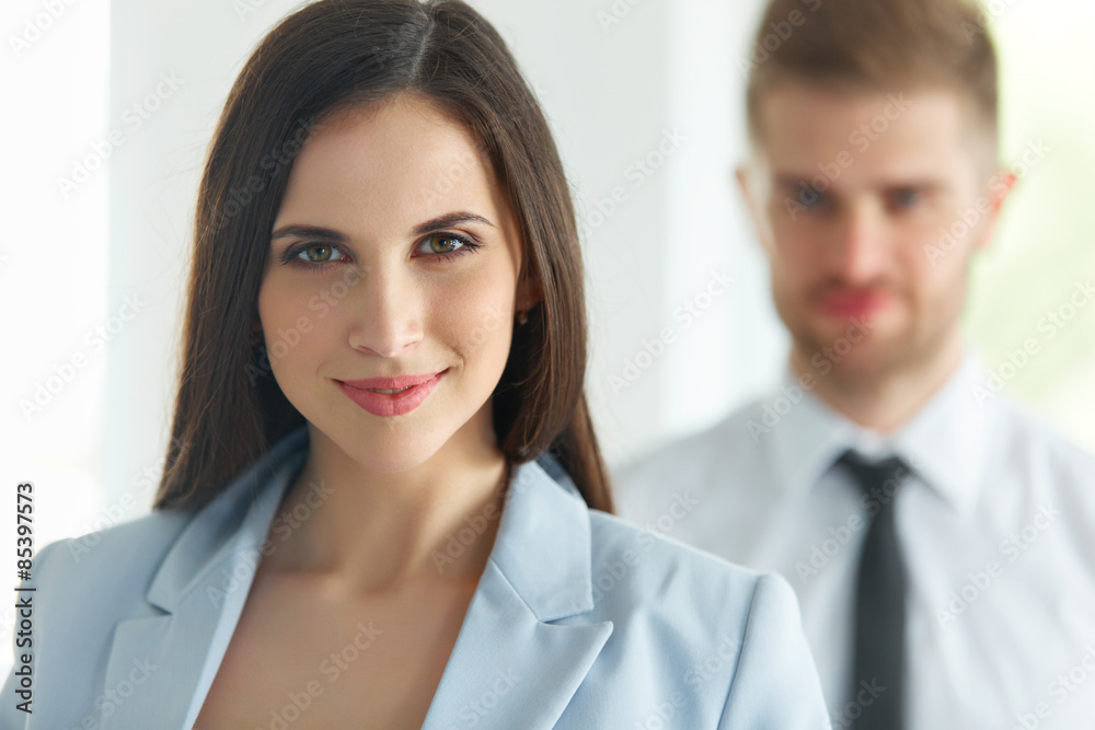 Business Team. Portrait of Successful Business People. 