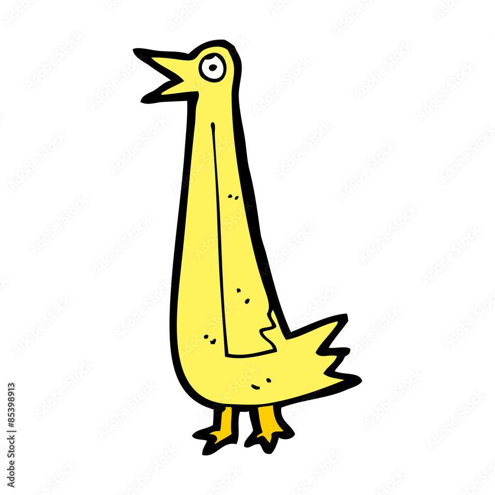 funny cartoon bird