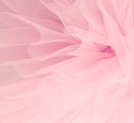 Beautiful delicate pink background mesh fluffy fabric