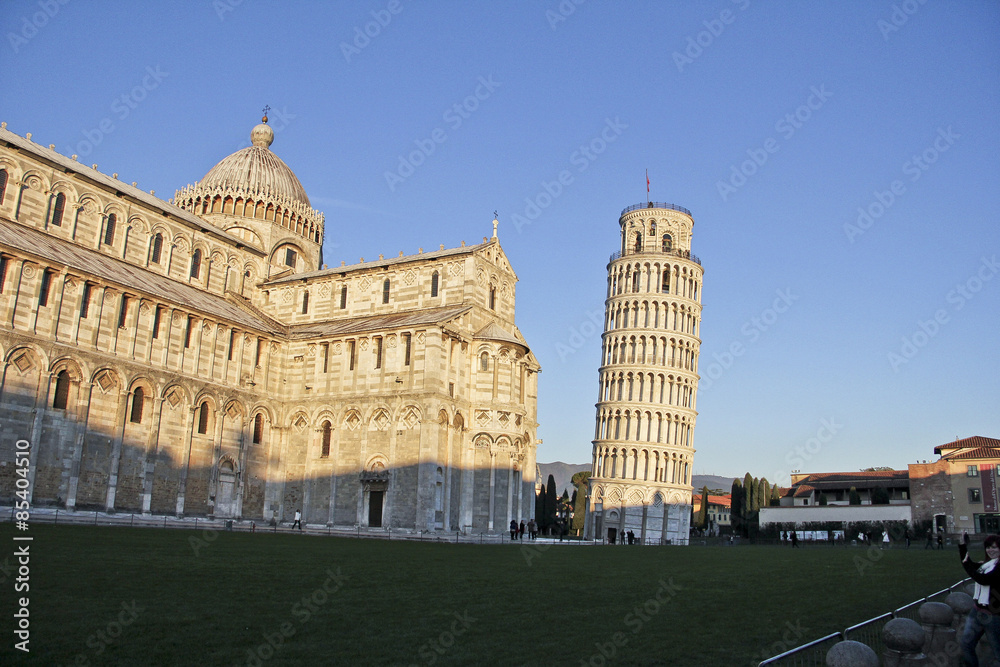 The Pisa tower, Pisa, Italy.