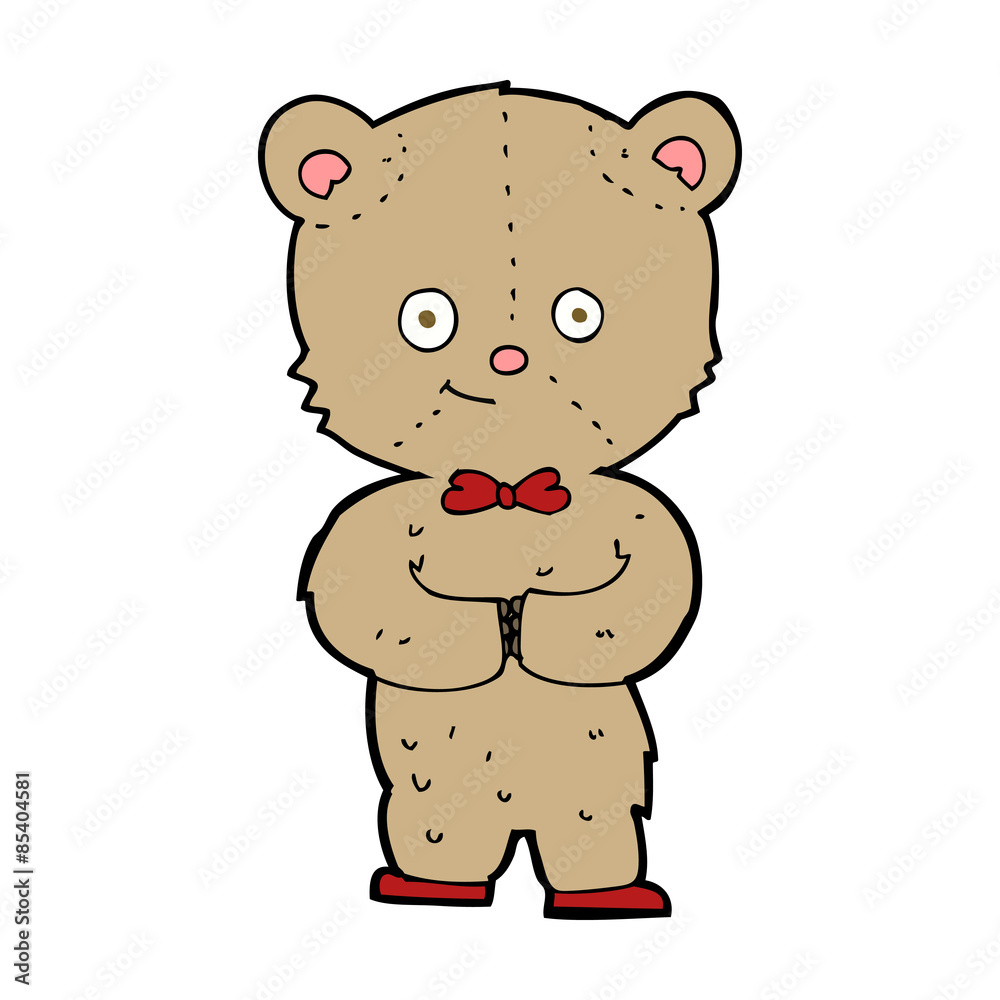 Obraz premium cartoon teddy bear
