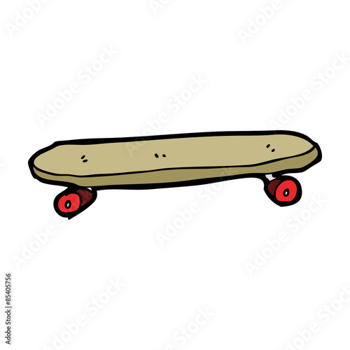cartoon skateboard