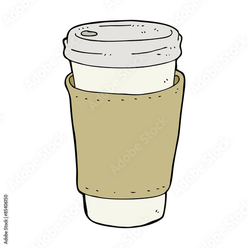 cartoon coffee cup