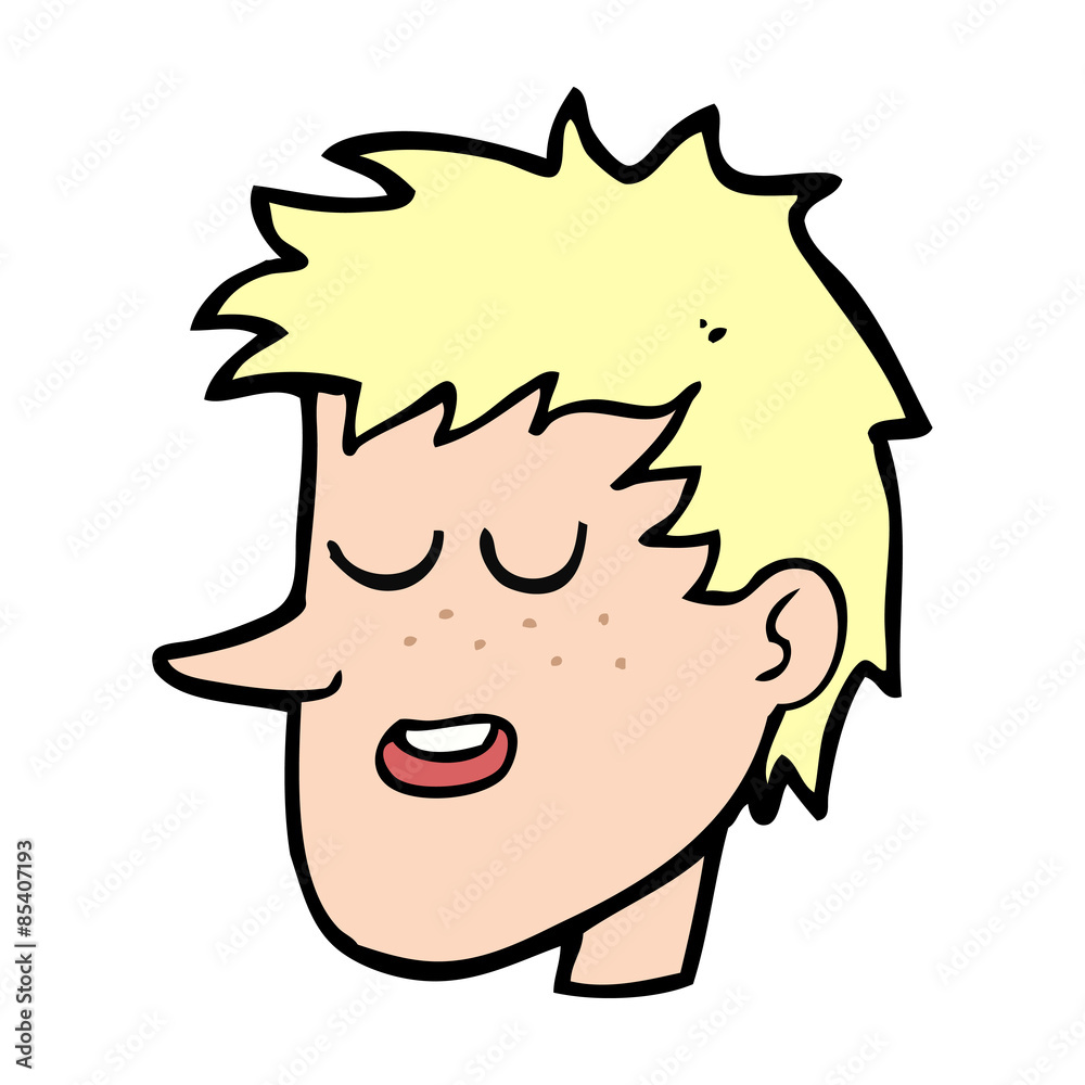 cartoon happy boy face cartoon happy boy face