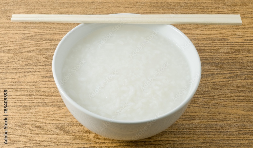 Asian Soft Boiled Rice or Rice Porridge Asian Soft Boiled Rice or Rice Porridge