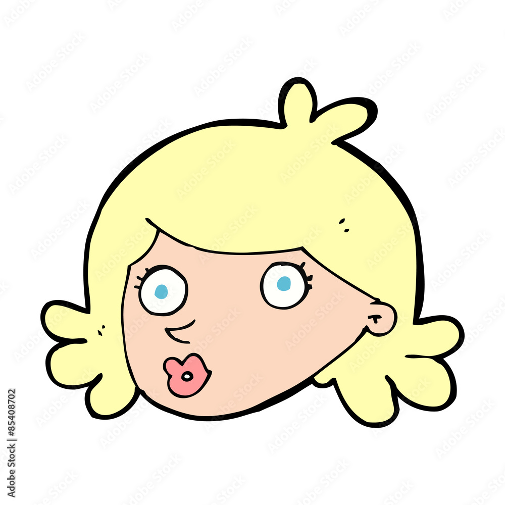 cartoon pretty face cartoon pretty face