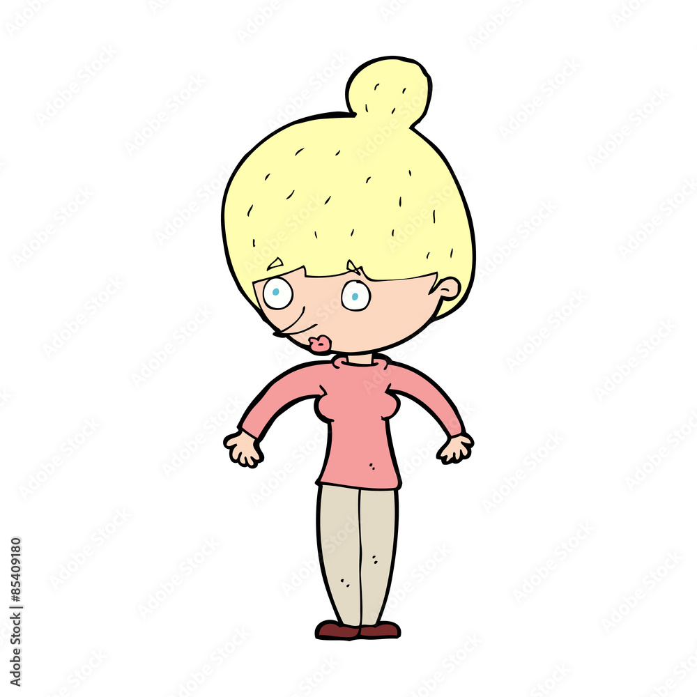 cartoon woman staring cartoon woman staring
