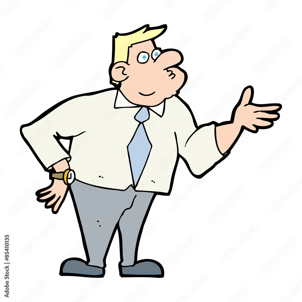cartoon businessman asking question cartoon businessman asking question