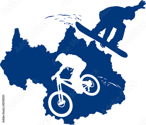 Vélo et ski en Savoie
