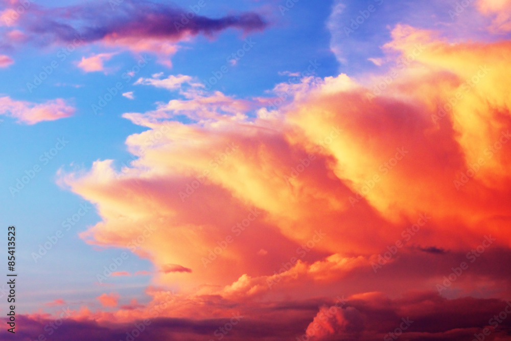 Naklejka premium Beautiful Cloudscape