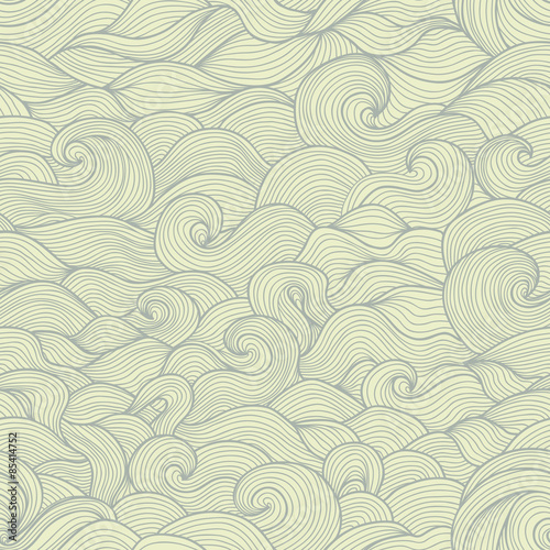 Abstract vector seamless pattern in pastel monochrome tints