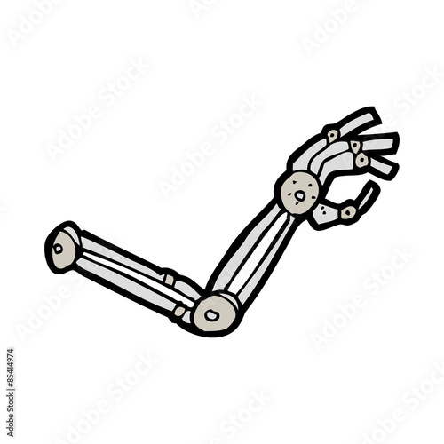 cartoon robot arm