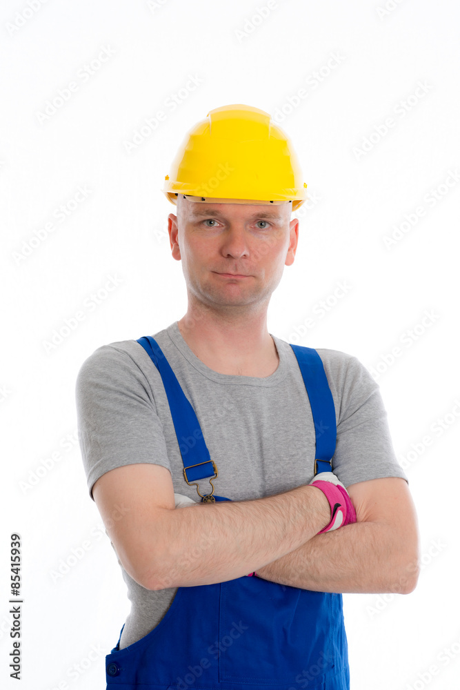 workman with helmet workman with helmet
