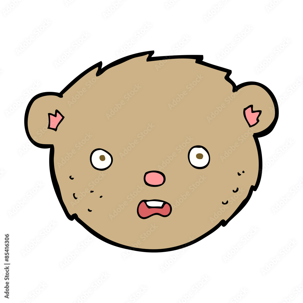 cartoon teddy bear face cartoon teddy bear face