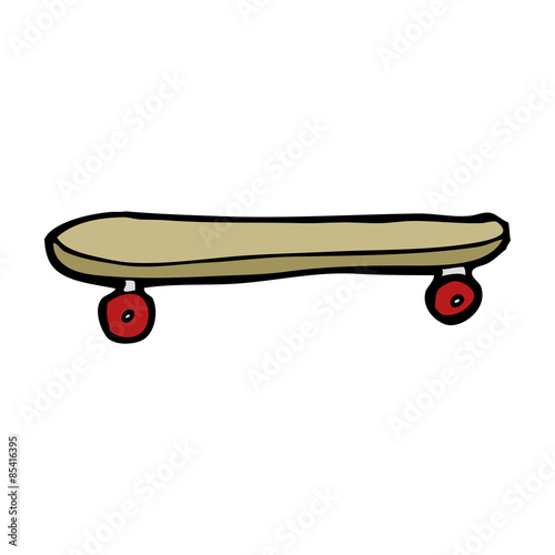 cartoon skateboard