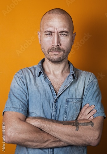 Quadro em tela Strong man portrait