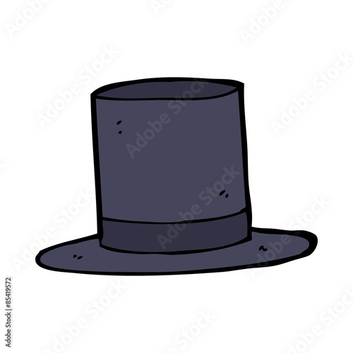 cartoon top hat