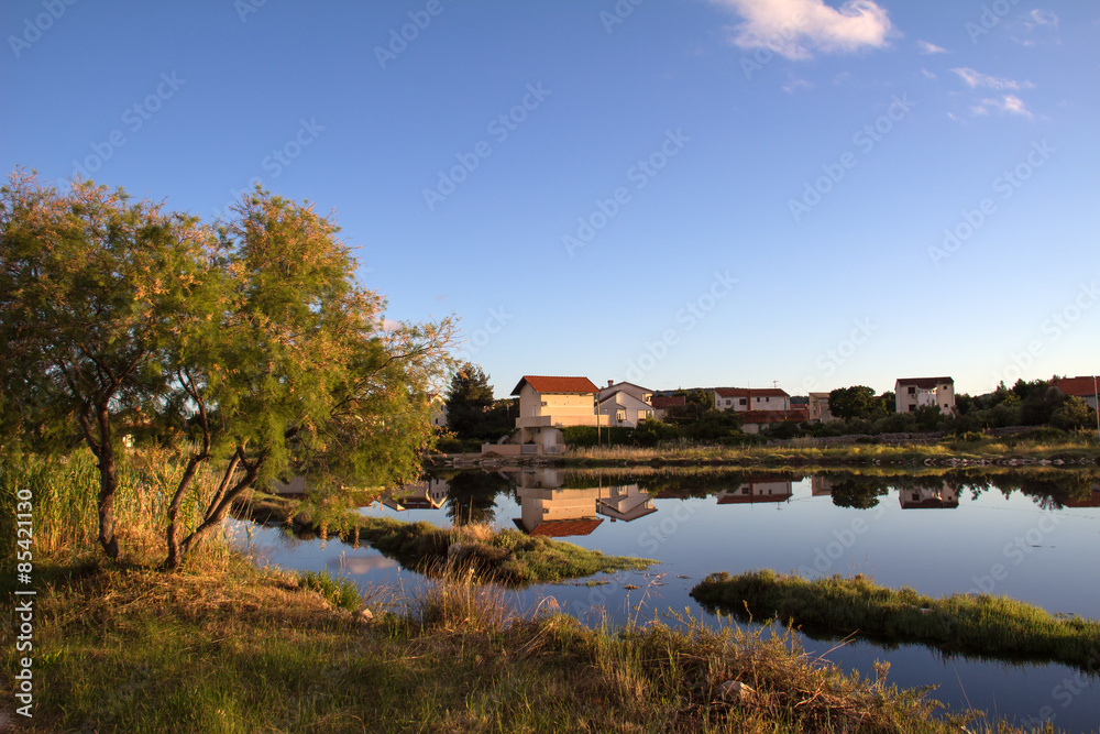 Zablace / The village on the Adriatic Sea near Sibenik (Croatia). Zablace / The village on the Adriatic Sea near Sibenik (Croatia).