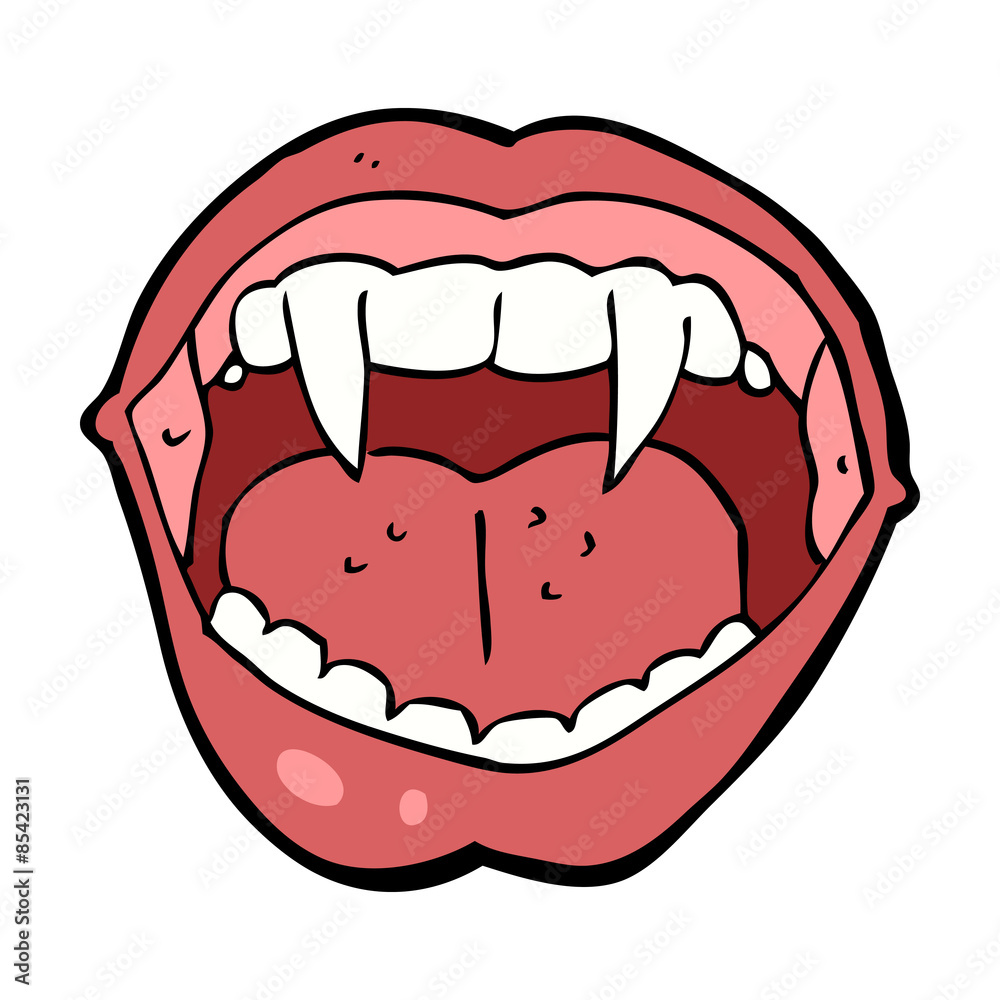cartoon vampire mouth cartoon vampire mouth