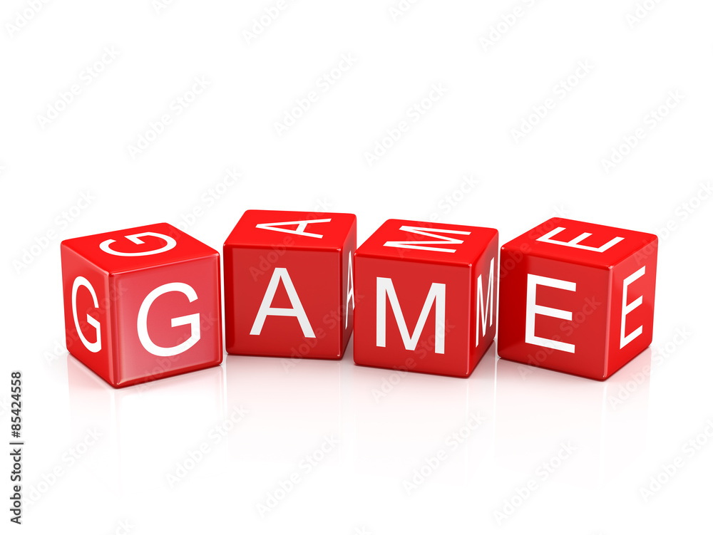  Game - Alphabet blocks isolated