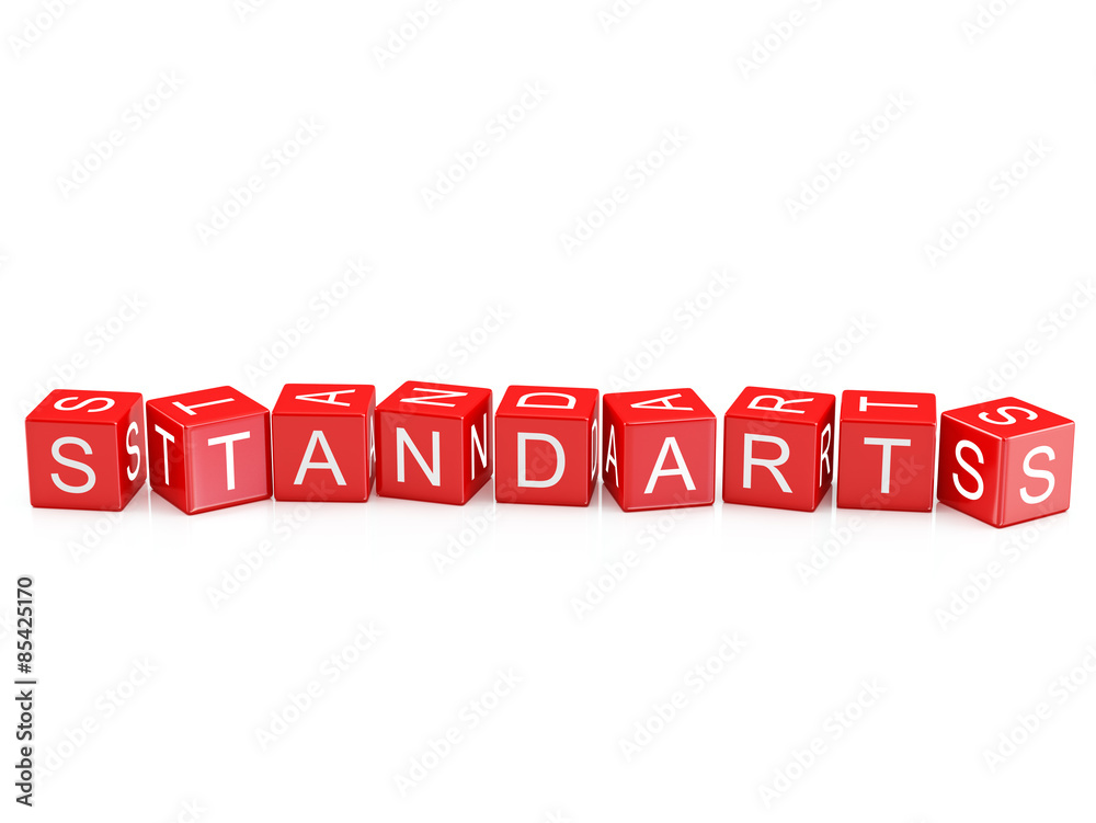 Standarts - Alphabet blocks isolated Standarts - Alphabet blocks isolated