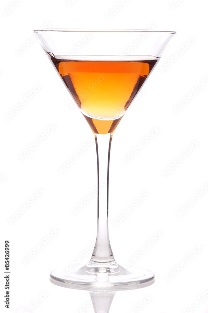 Rob Roy Cocktail in Martini Glass