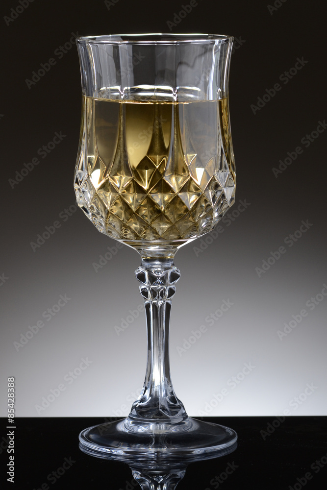Fancy Glass of Chardonnay Wine Fancy Glass of Chardonnay Wine