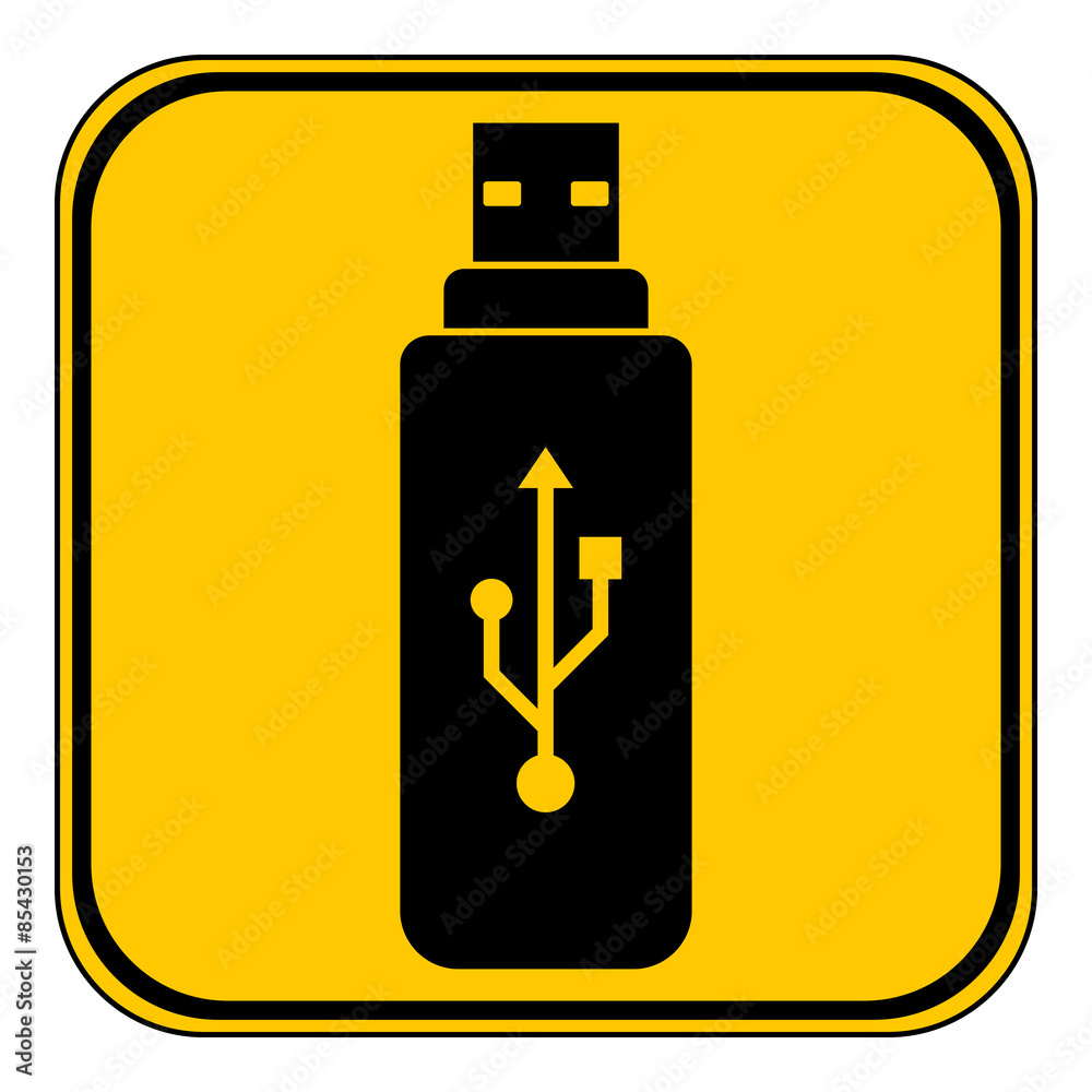 Usb flash button. Usb flash button.