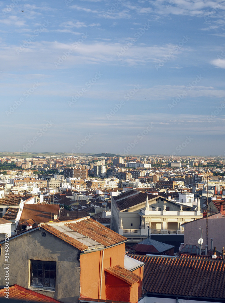 Fototapeta premium rooftops Madrid Spain Europe