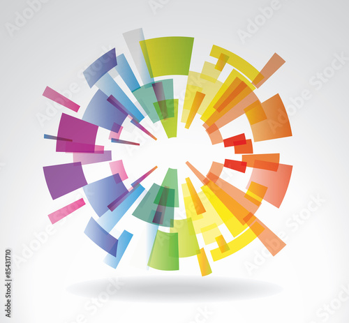 Abstract colorfull sphere