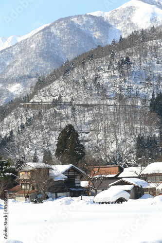 Shirakawa go village hut