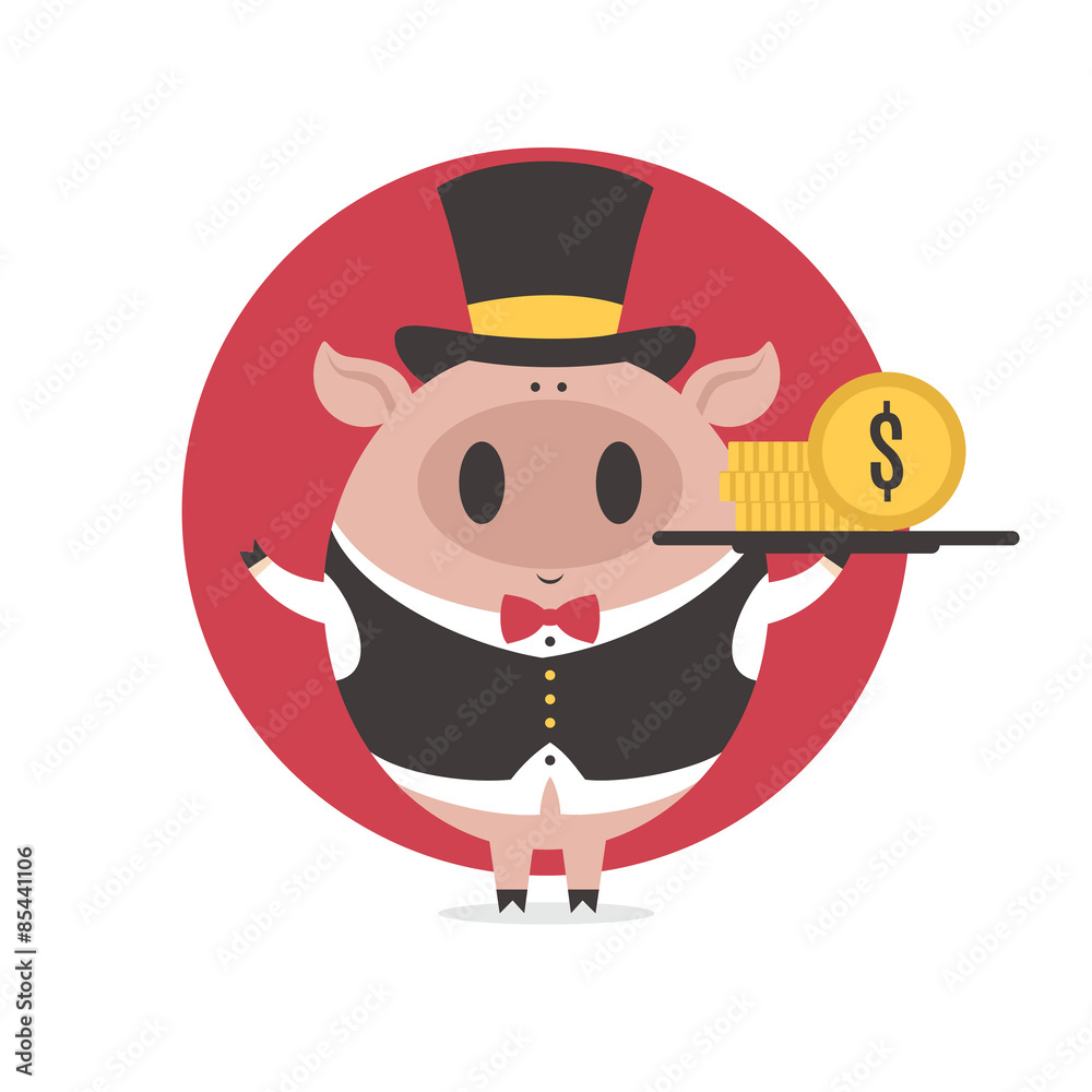 Obraz premium Piggy