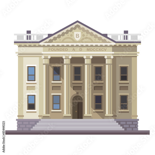Bank building. Business and Finance.