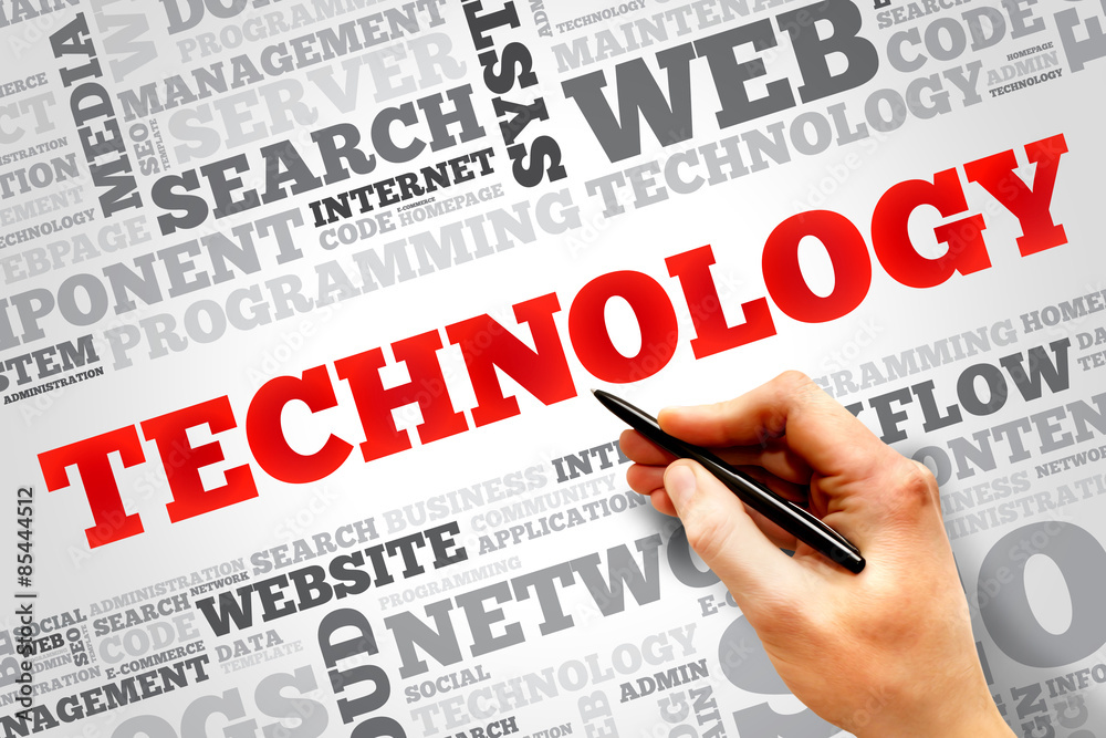 TECHNOLOGY word cloud, business concept TECHNOLOGY word cloud, business concept