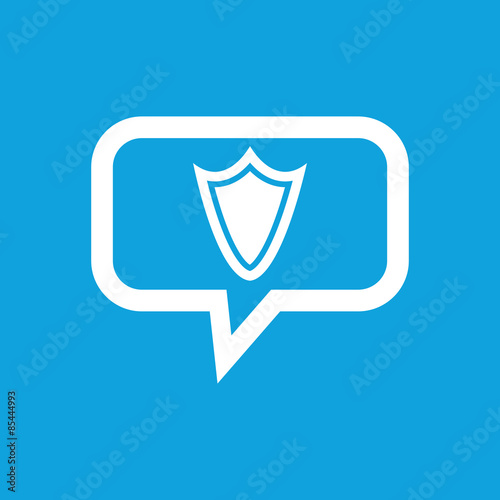 Shield message icon