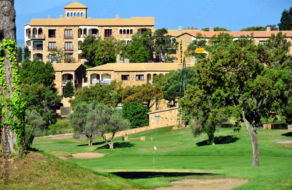 Obraz premium parcours de golf en Espagne