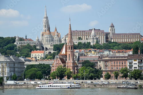 Matthias church and other buildings of Budapest, Hungary