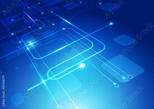Abstract Technology Background