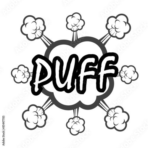 Obraz na płótnie puff comic w salonie