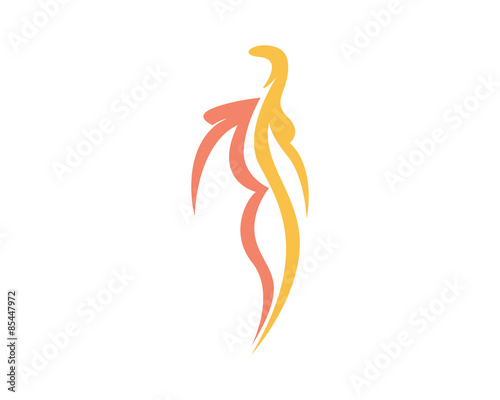 Saloon Logo, Abstract Figure v4