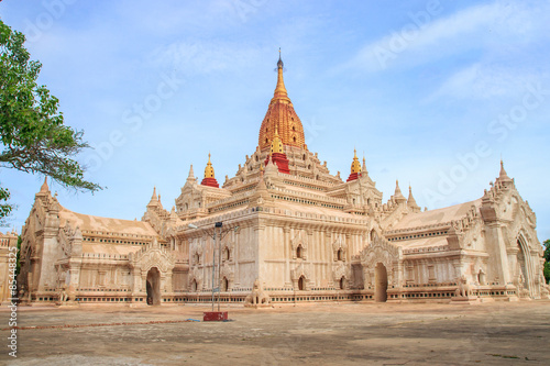 Ananda temple, the most beautiful temple in Bagan, Myanmar