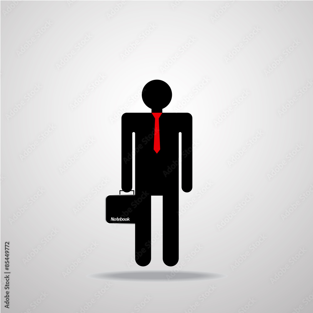 Businessman icon. Vector illustration. Eps 10 Businessman icon. Vector illustration. Eps 10