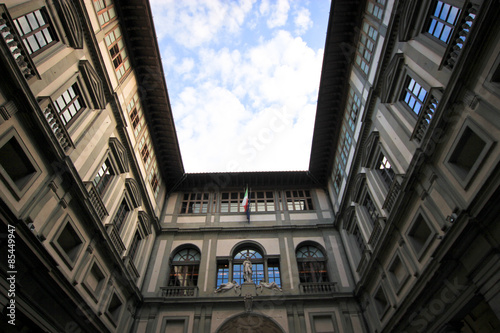 Exterior of Uffizi Gallery