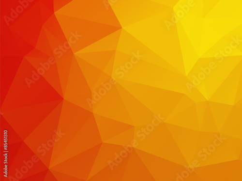 simple triangular orange background