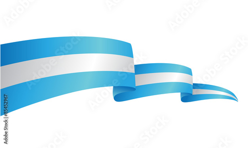 ribbon flag blue stripe