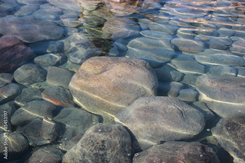 Shallow Meditation Reflections on Water Polished Stones