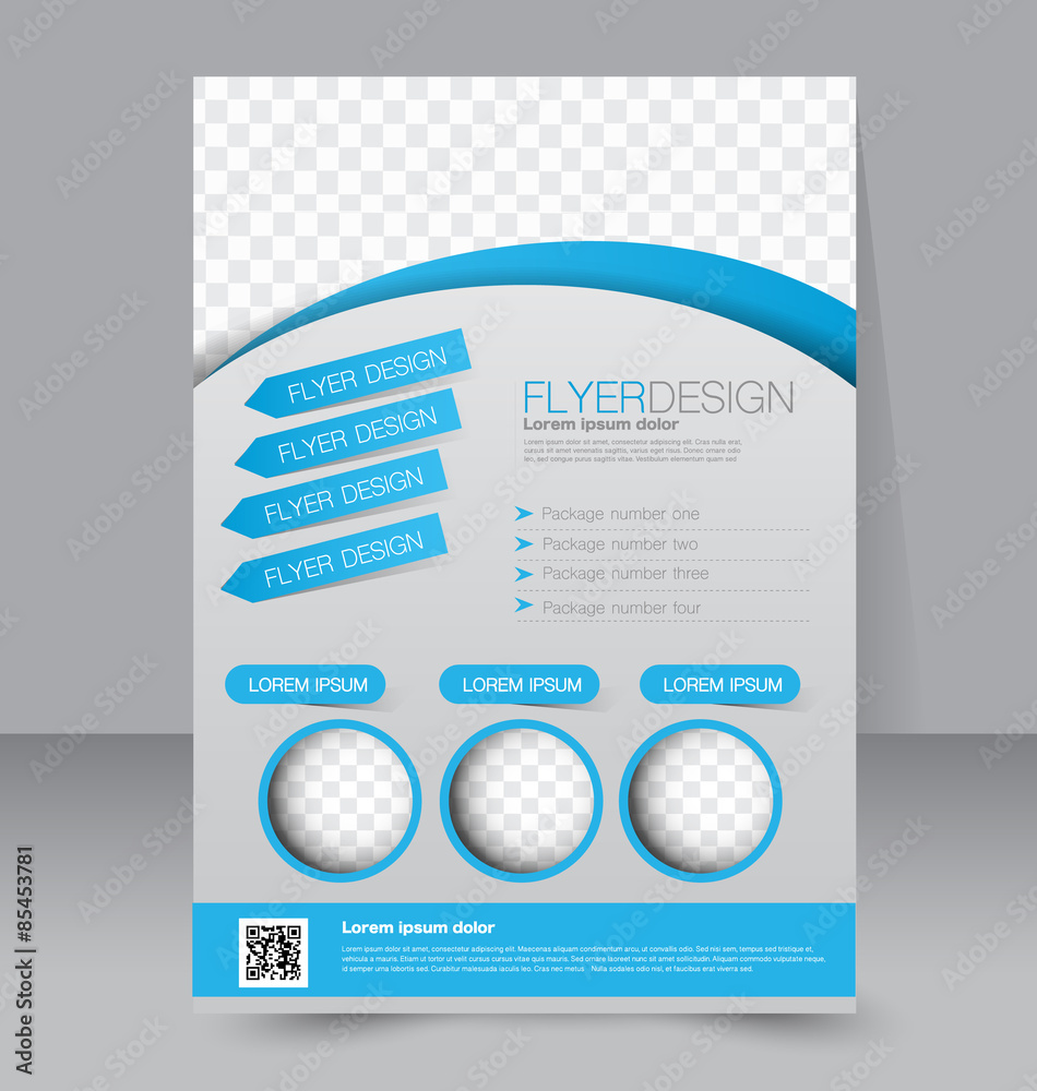 Flyer template. Business brochure. Editable A4 poster Flyer template. Business brochure. Editable A4 poster