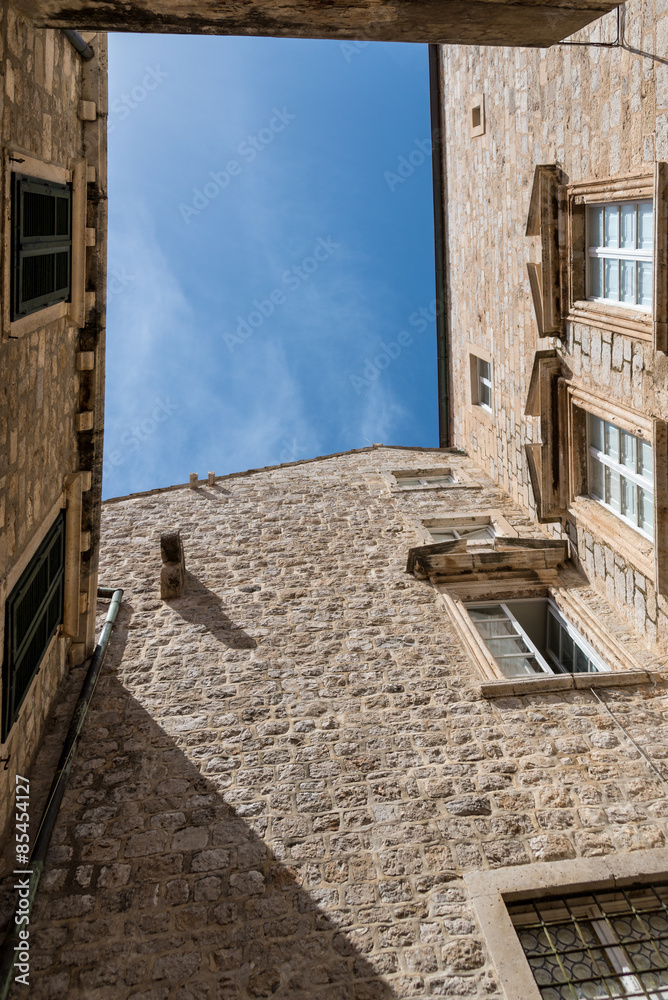 Dubrovnik, Blick nach oben