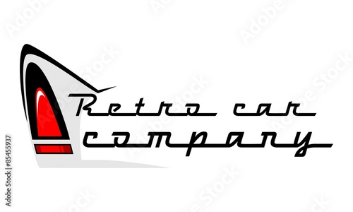 car logo retro